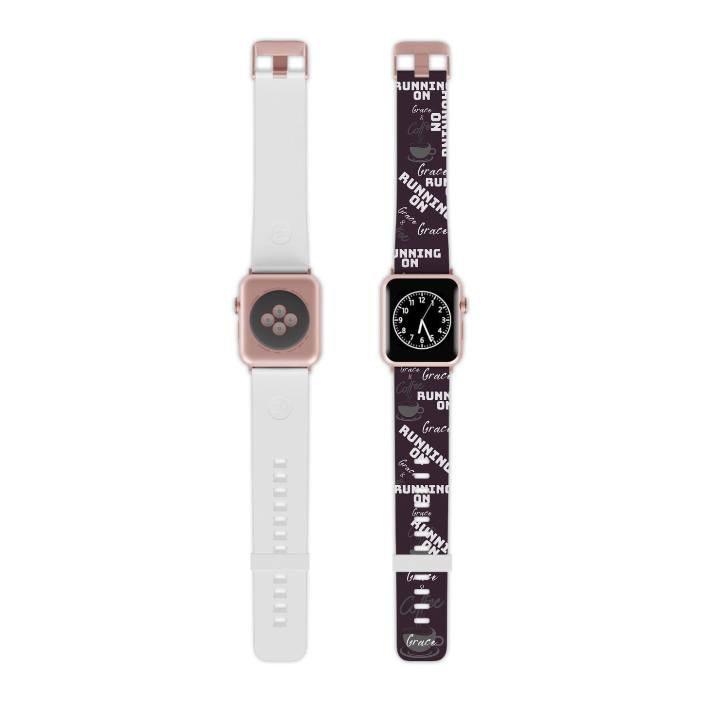 Running on Grace & Coffee Apple Watch Band Design