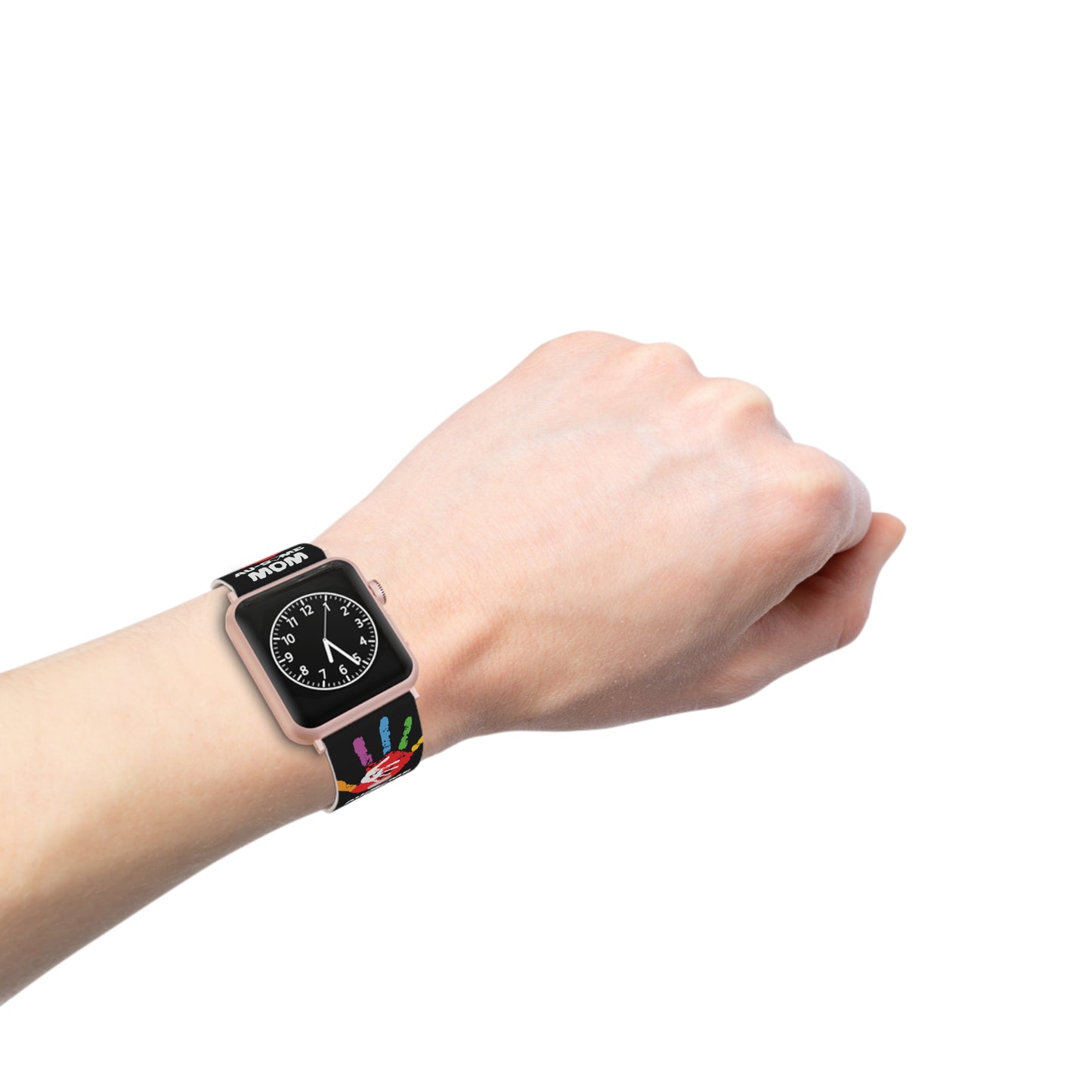 Autism Awareness Au-some Mom Apple Watch Band