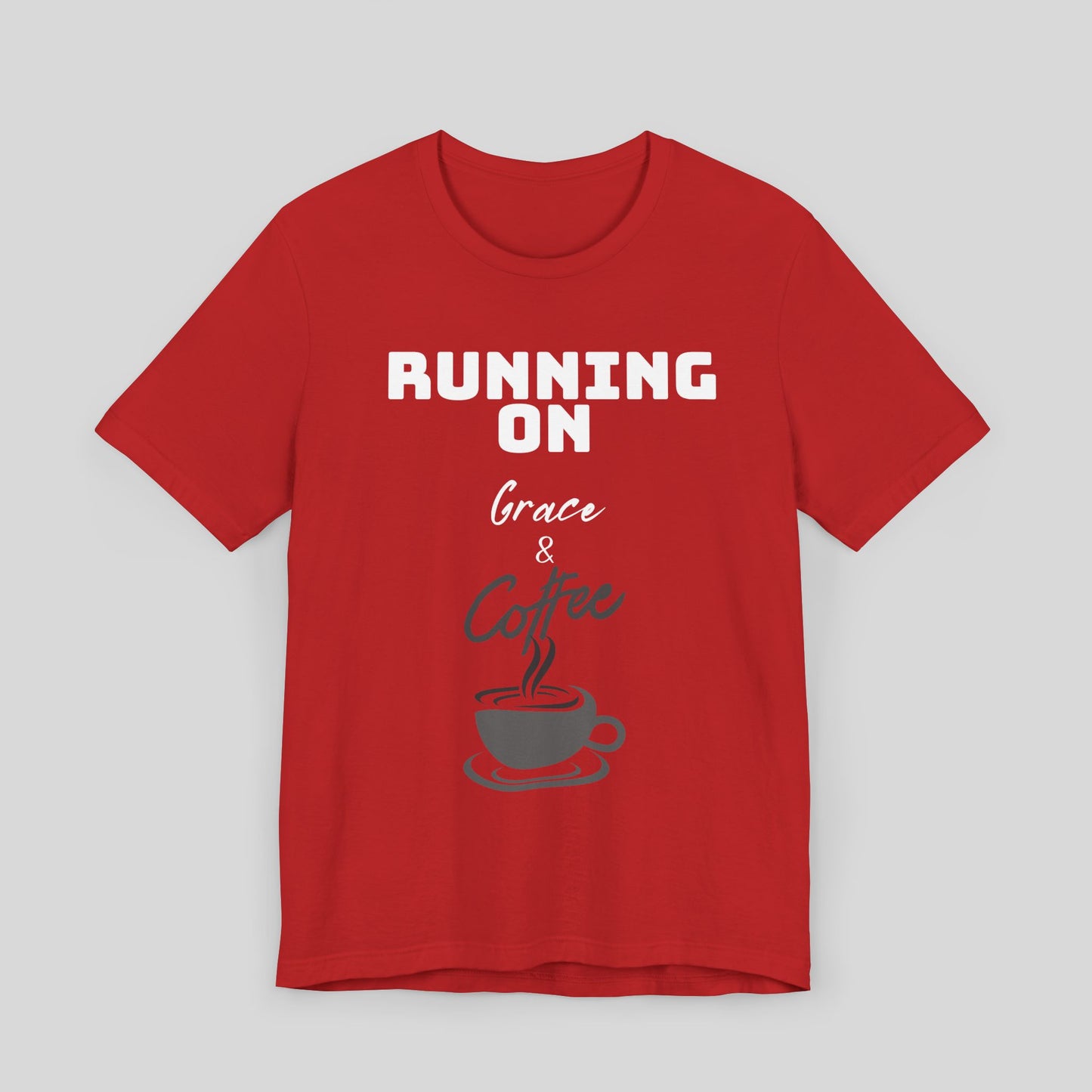 Running on Grace & Coffee Jersey Short Sleeve Tee