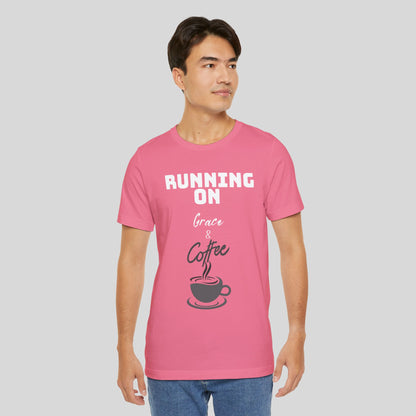 Running on Grace & Coffee Jersey Short Sleeve Tee