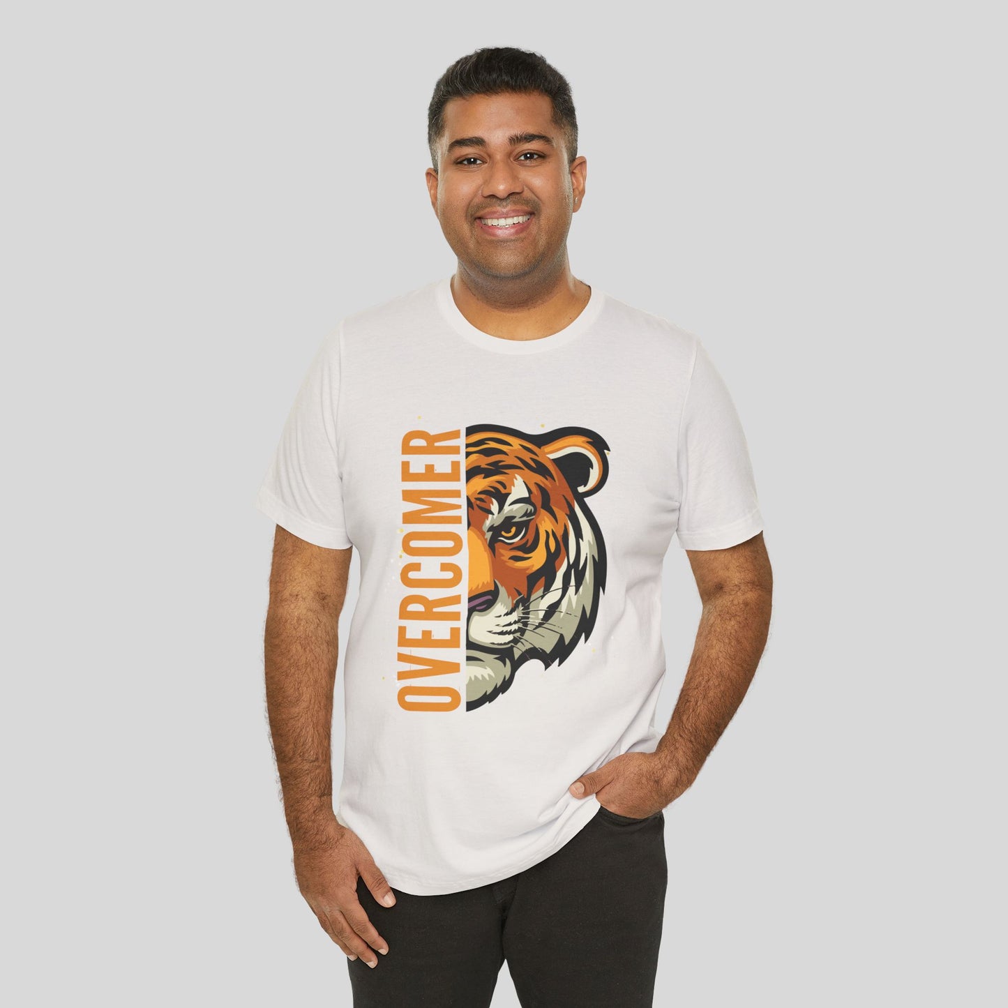 Overcomer Tiger Jersey Short Sleeve Tee