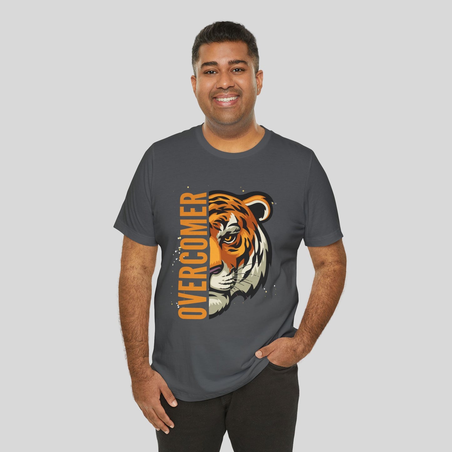 Overcomer Tiger Jersey Short Sleeve Tee