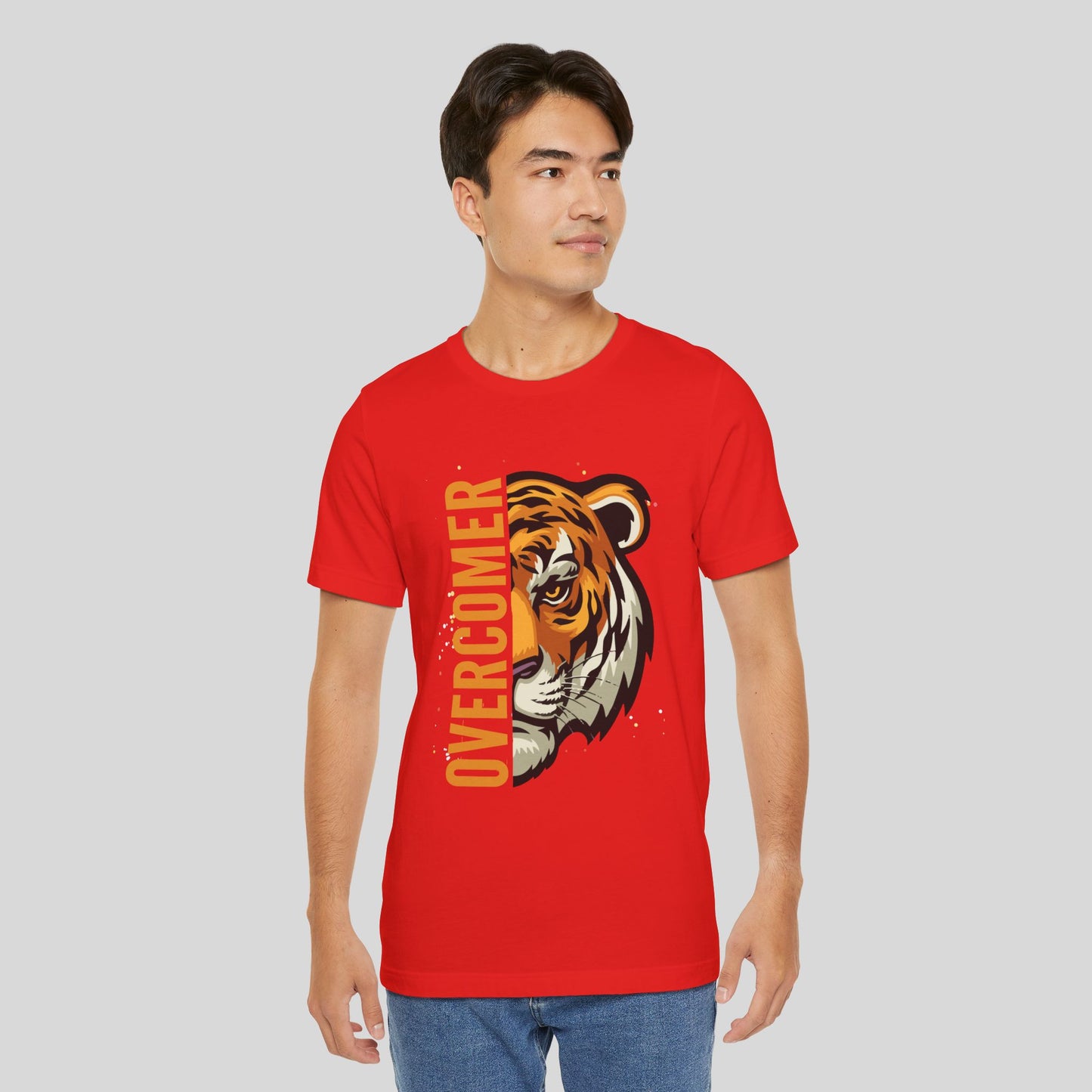 Overcomer Tiger Jersey Short Sleeve Tee