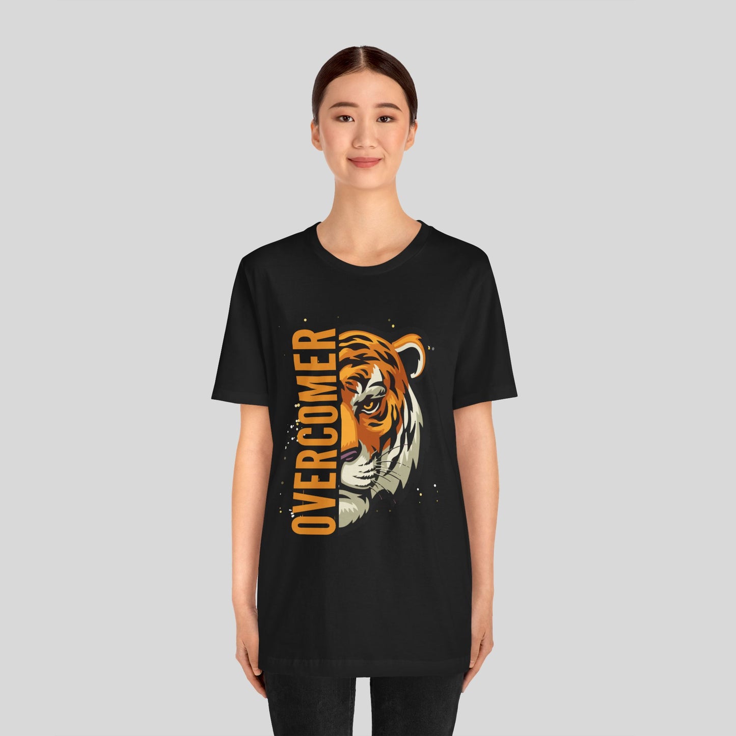 Overcomer Tiger Jersey Short Sleeve Tee