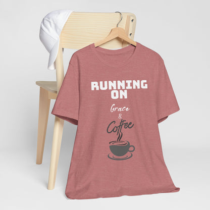 Running on Grace & Coffee Jersey Short Sleeve Tee