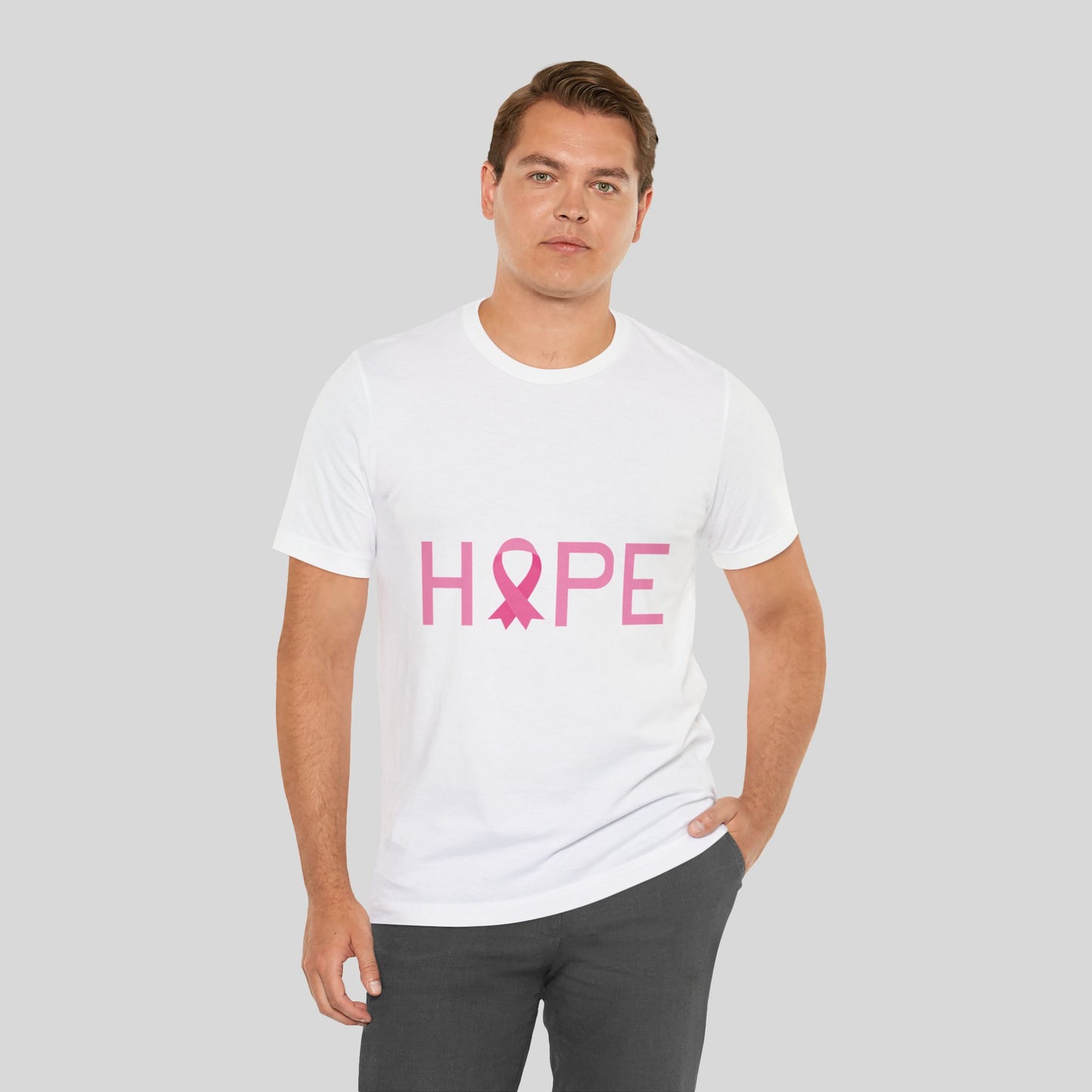 Hope Ribbon Unisex Jersey Short Sleeve Tee