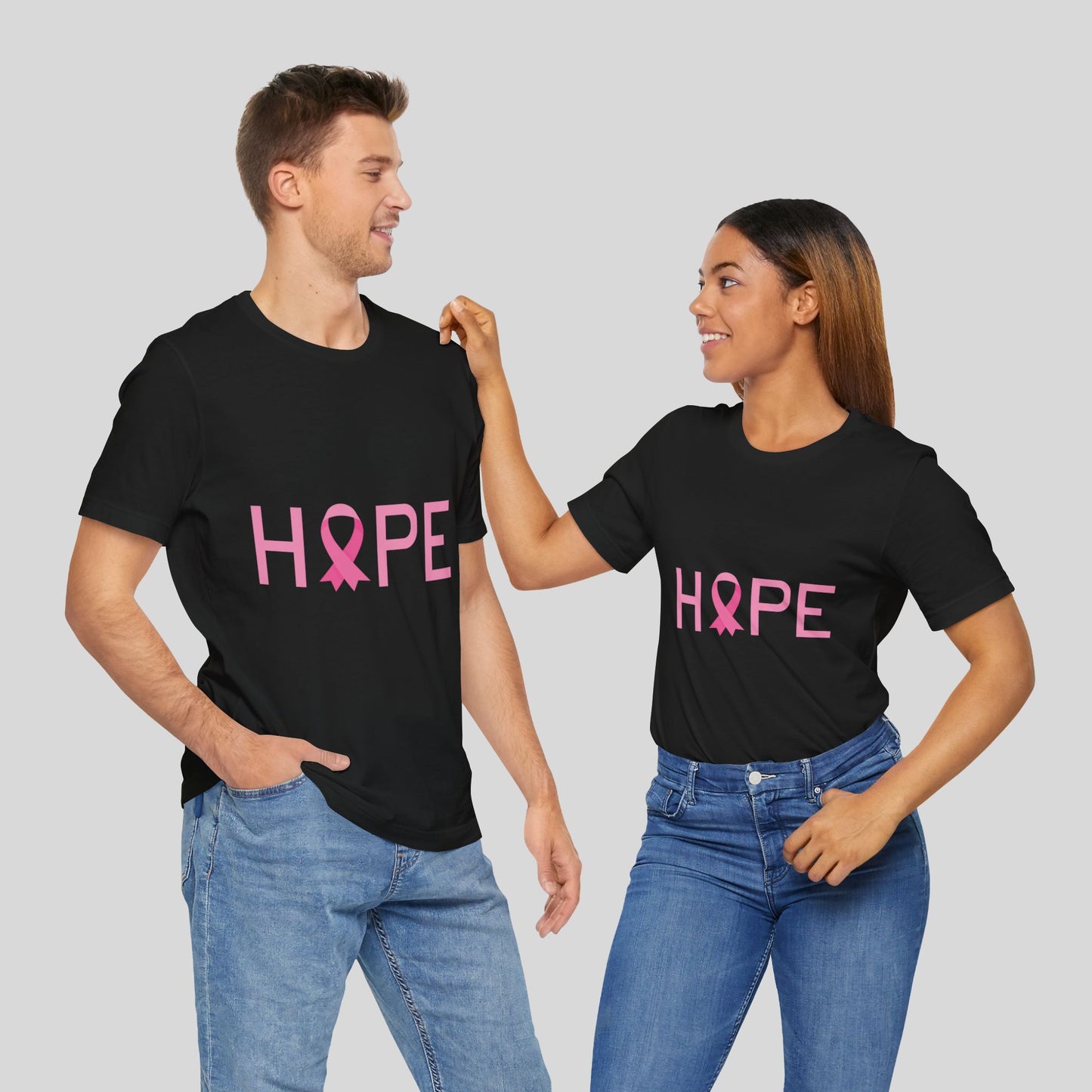 Hope Ribbon Unisex Jersey Short Sleeve Tee