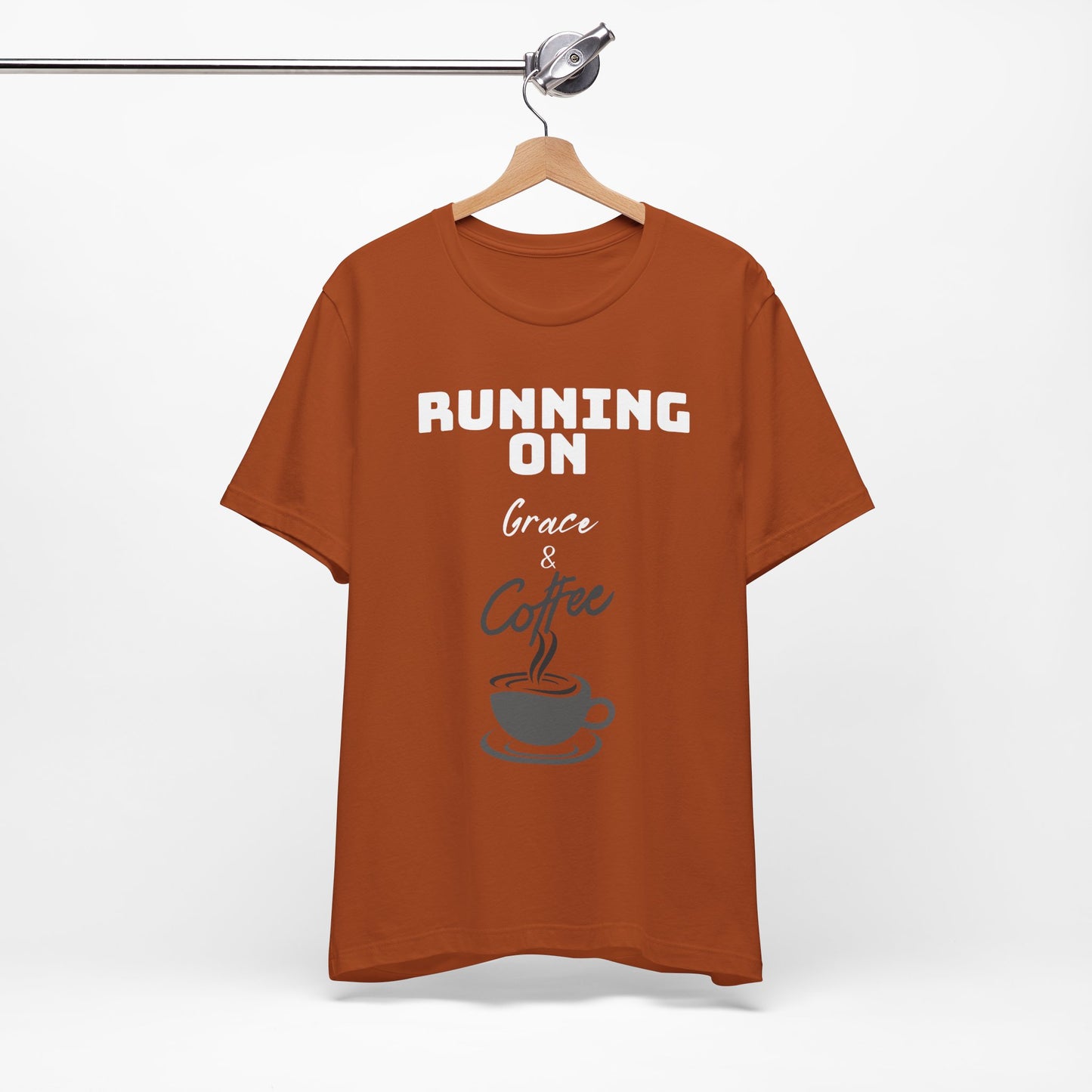 Running on Grace & Coffee Jersey Short Sleeve Tee