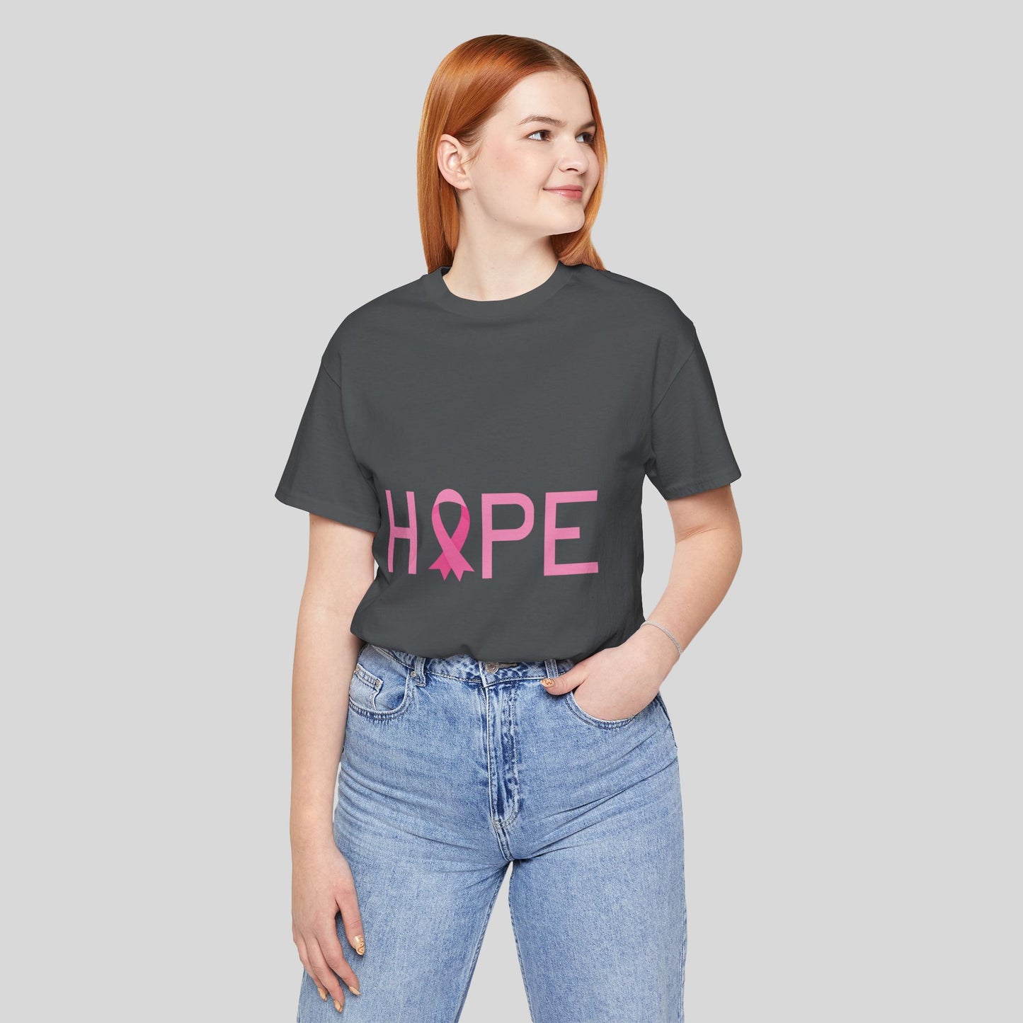 Hope Ribbon Unisex Jersey Short Sleeve Tee