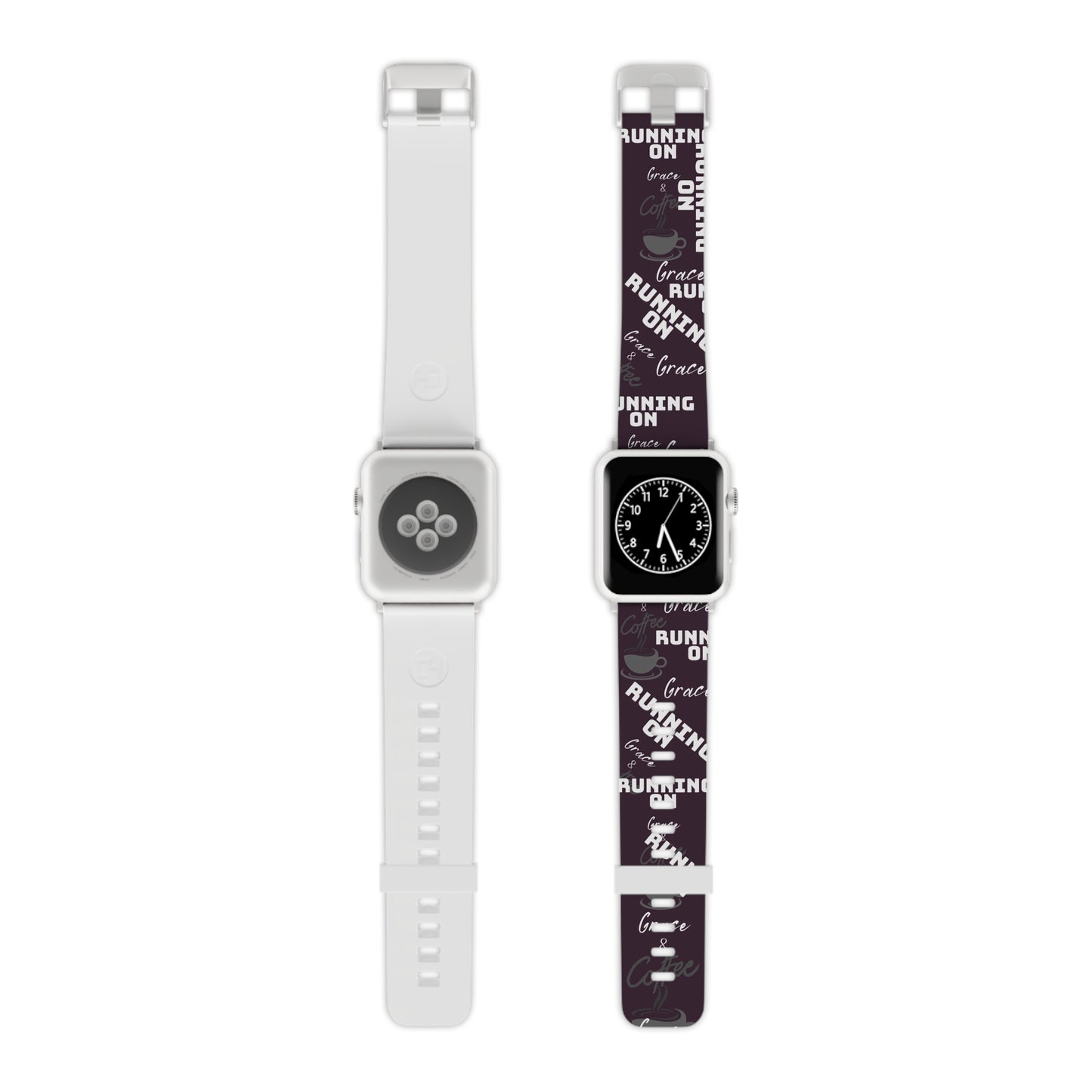 Running on Grace & Coffee Apple Watch Band Design