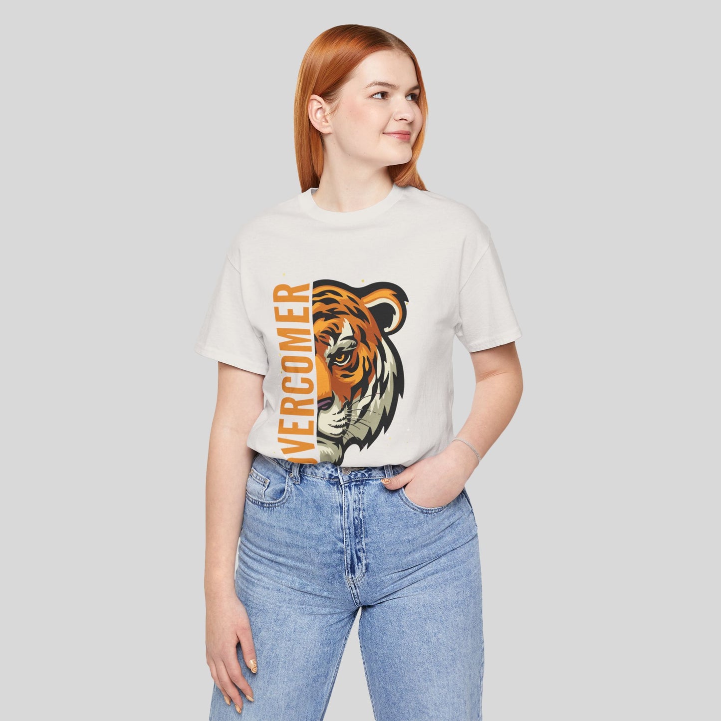 Overcomer Tiger Jersey Short Sleeve Tee