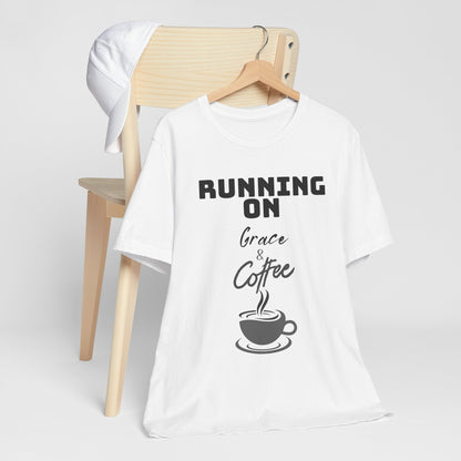 Running on Grace & Coffee Jersey Short Sleeve Tee