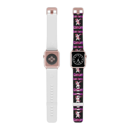 Dab Away Breast Cancer Awareness Apple Watch Band