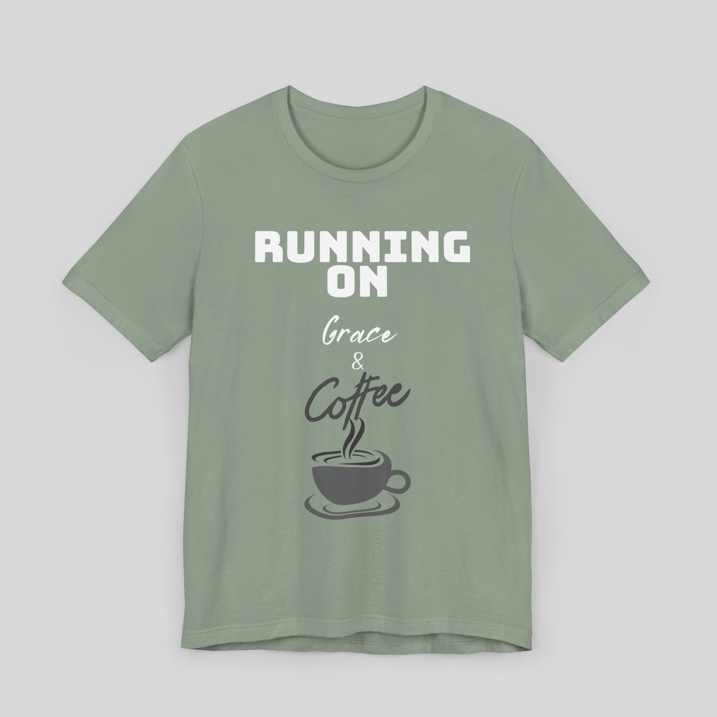 Running on Grace & Coffee Jersey Short Sleeve Tee