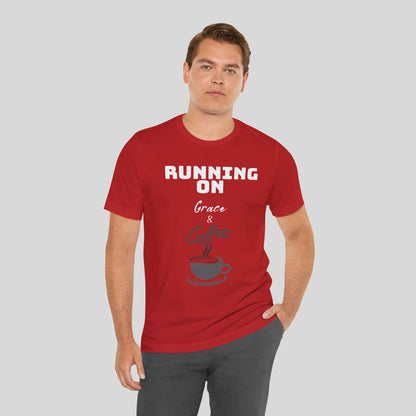 Running on Grace & Coffee Jersey Short Sleeve Tee