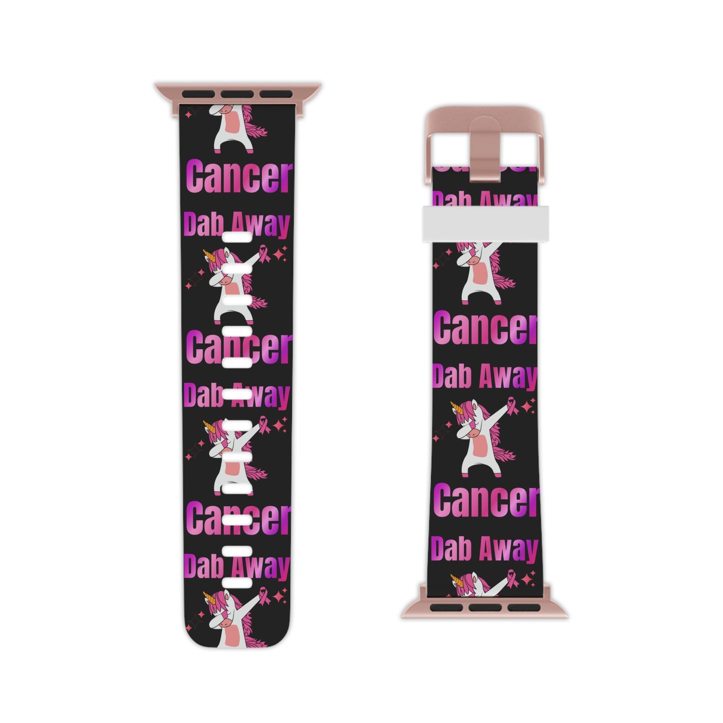 Dab Away Breast Cancer Awareness Apple Watch Band