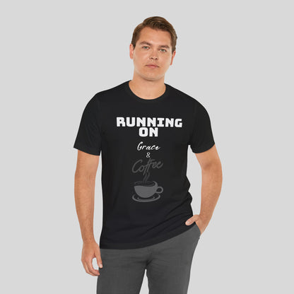 Running on Grace & Coffee Jersey Short Sleeve Tee