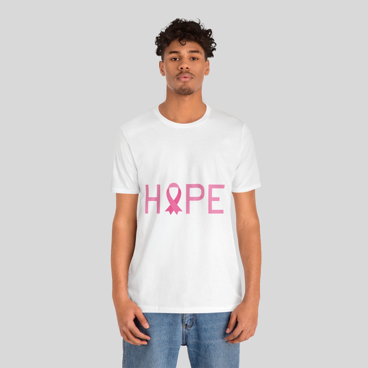 Hope Ribbon Unisex Jersey Short Sleeve Tee