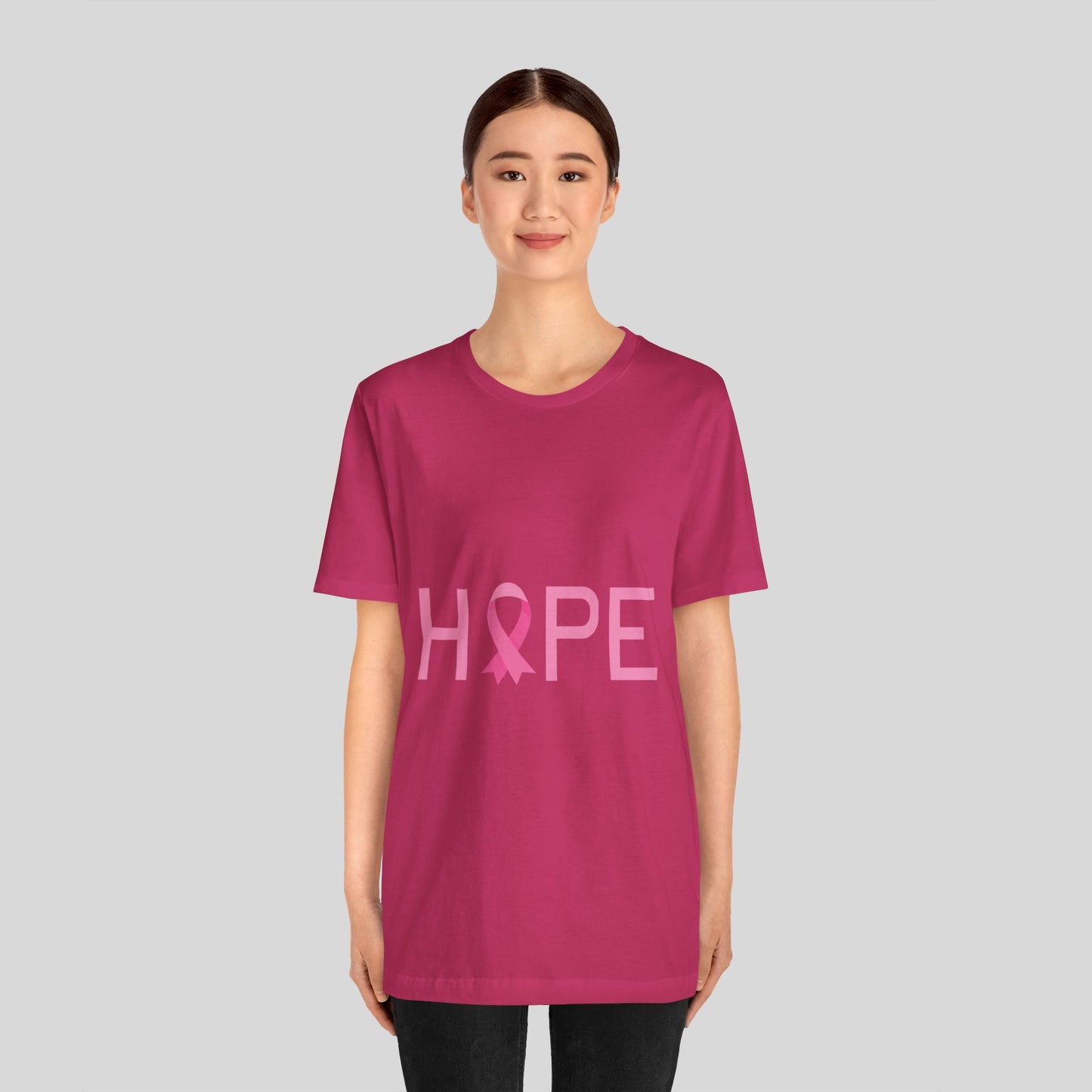 Hope Ribbon Unisex Jersey Short Sleeve Tee