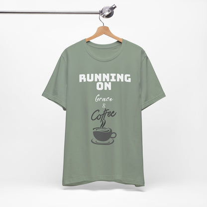 Running on Grace & Coffee Jersey Short Sleeve Tee