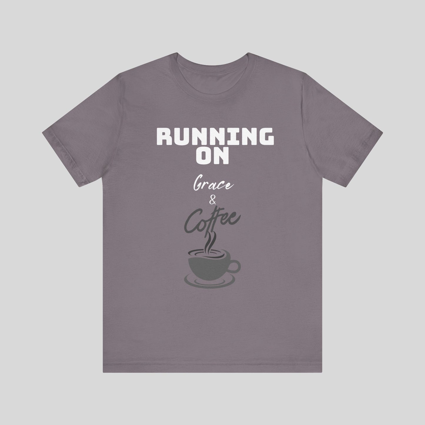 Running on Grace & Coffee Jersey Short Sleeve Tee