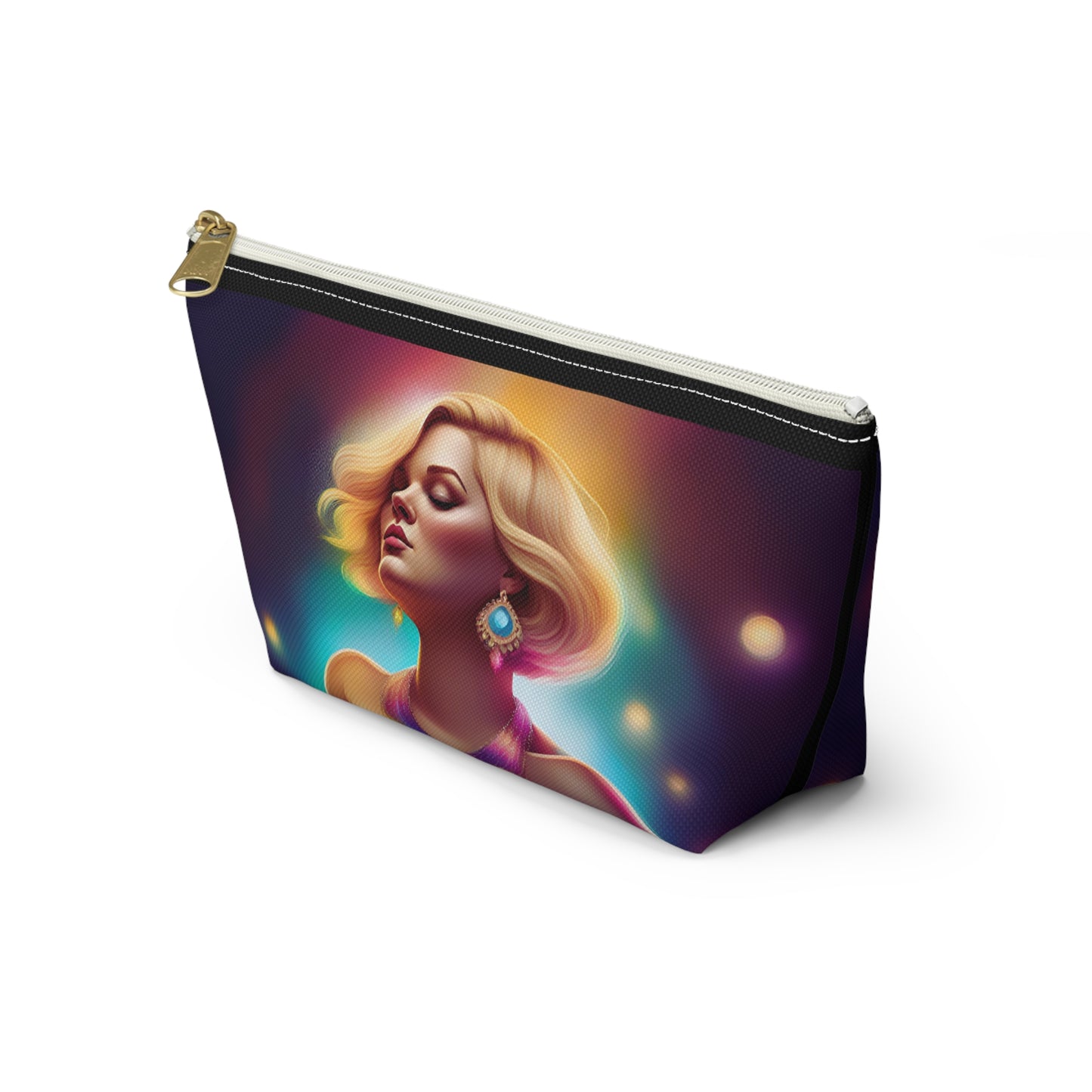 Radiant Glamour Pouch with T-Bottom