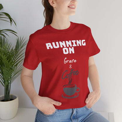 Running on Grace & Coffee Jersey Short Sleeve Tee