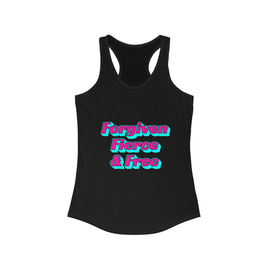 Forgiven, Fierce & Free Women's Racerback Tank