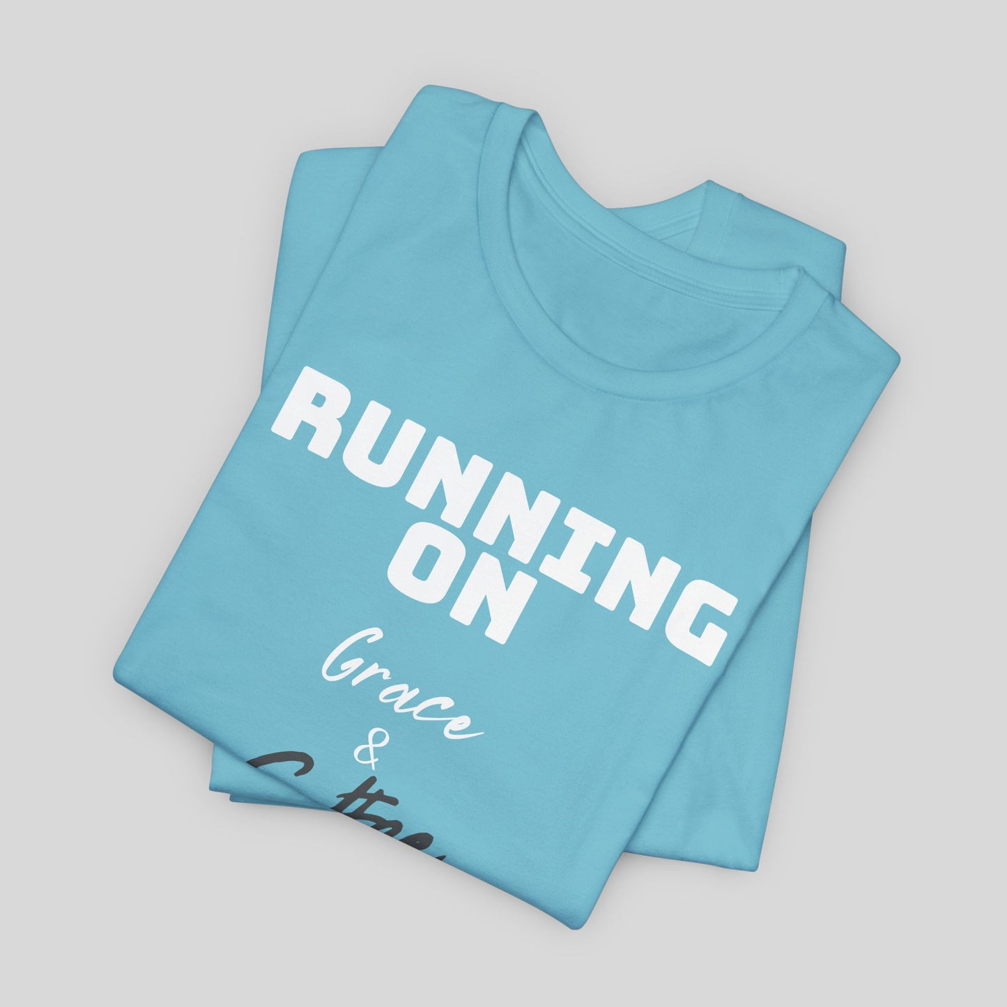 Running on Grace & Coffee Jersey Short Sleeve Tee