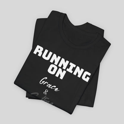 Running on Grace & Coffee Jersey Short Sleeve Tee