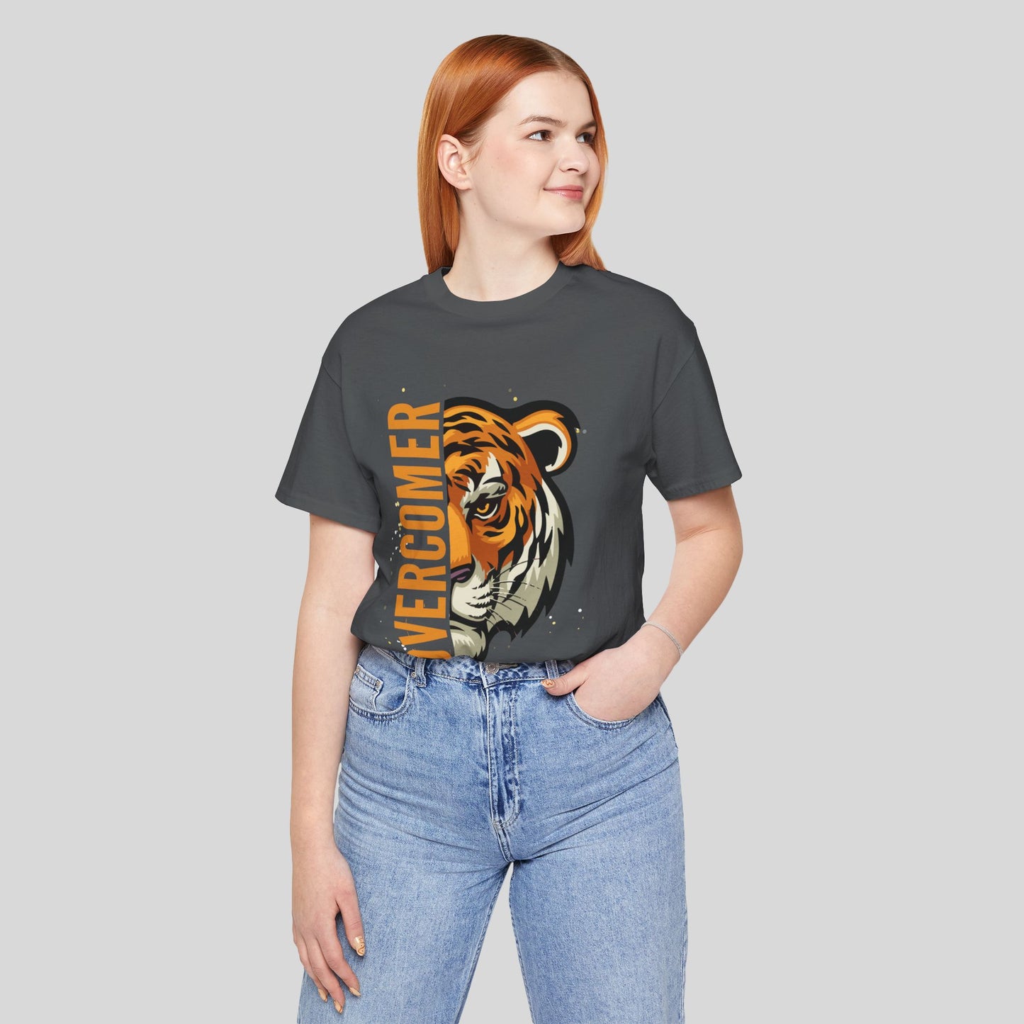 Overcomer Tiger Jersey Short Sleeve Tee