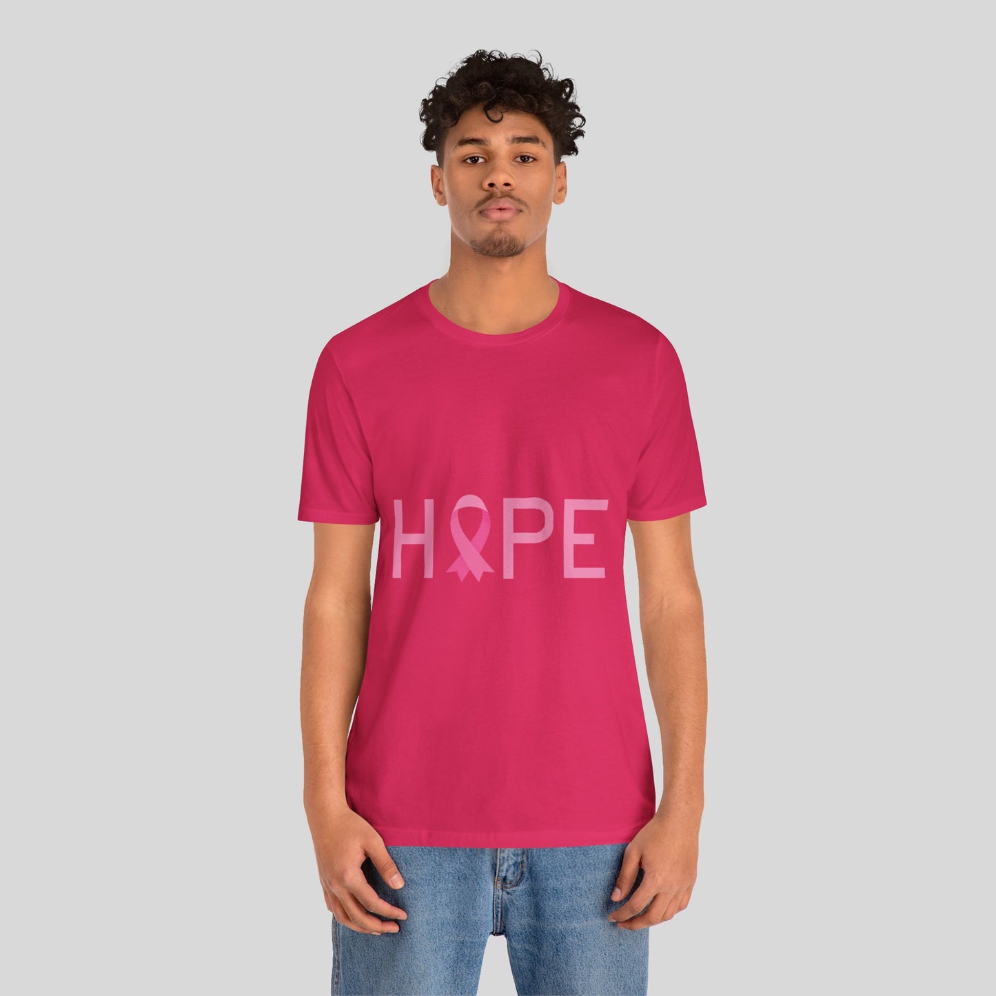 Hope Ribbon Unisex Jersey Short Sleeve Tee