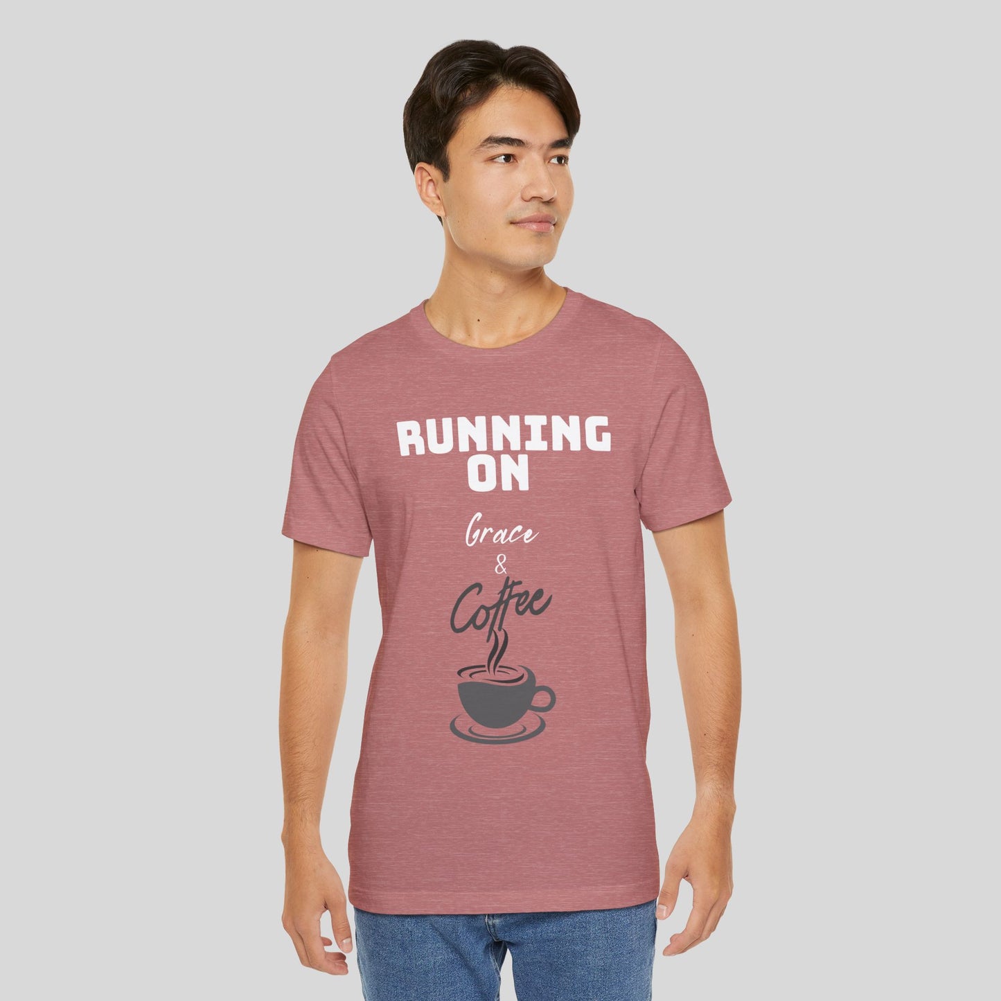 Running on Grace & Coffee Jersey Short Sleeve Tee