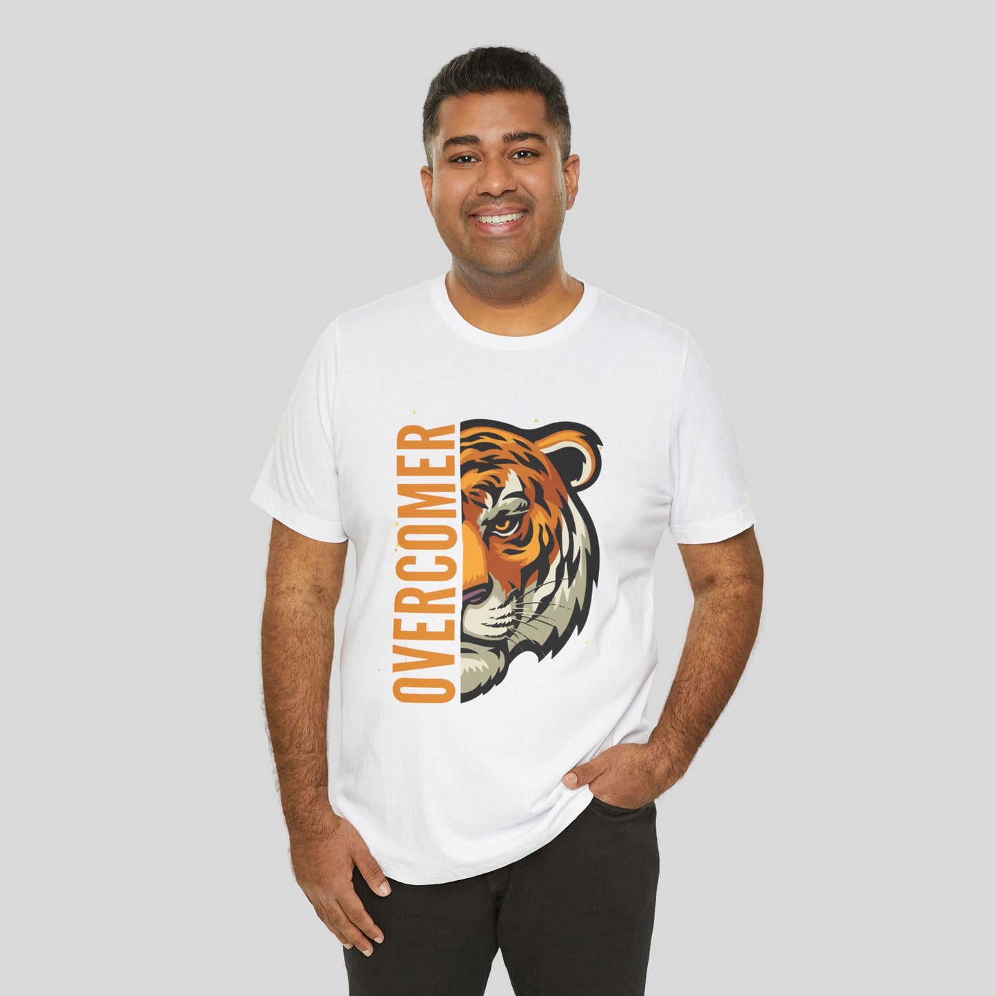 Overcomer Tiger Jersey Short Sleeve Tee