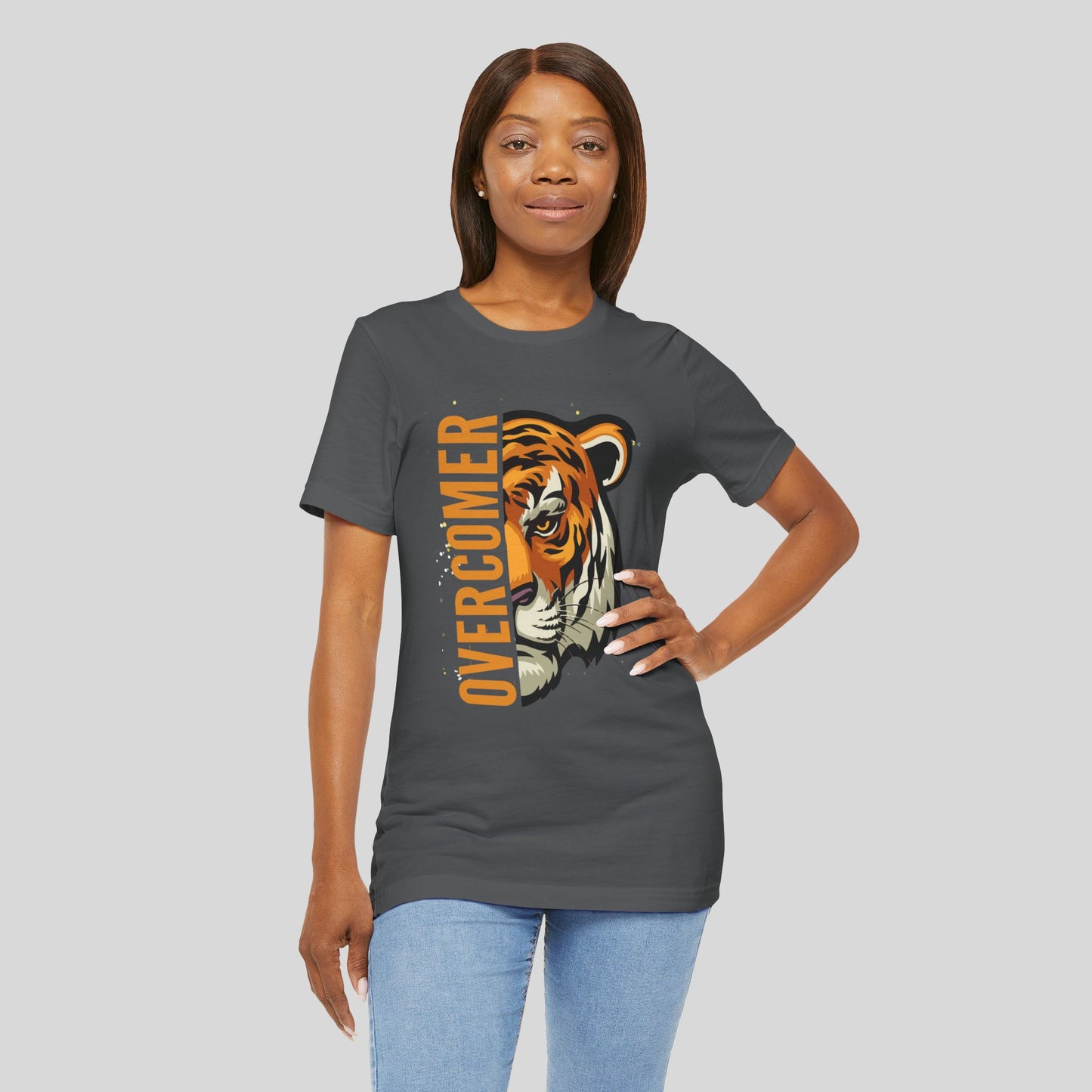 Overcomer Tiger Jersey Short Sleeve Tee