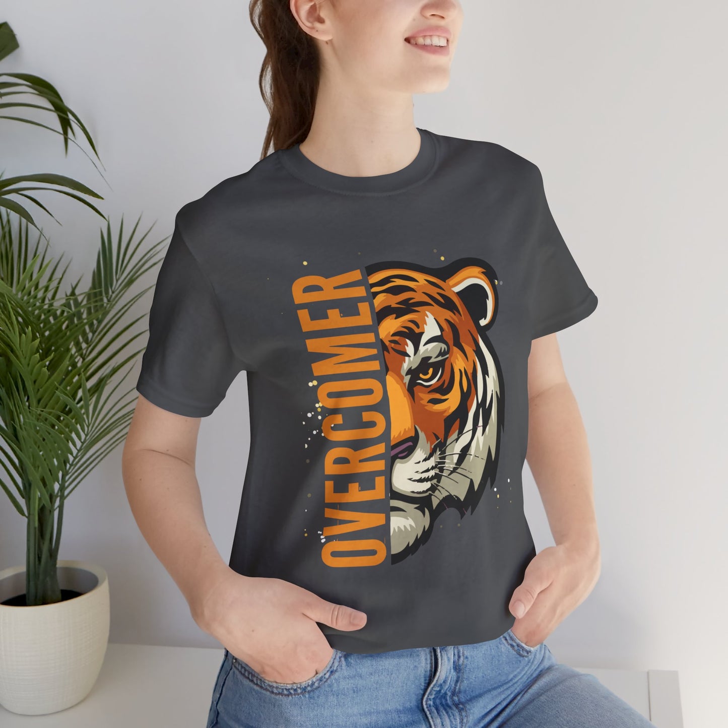 Overcomer Tiger Jersey Short Sleeve Tee