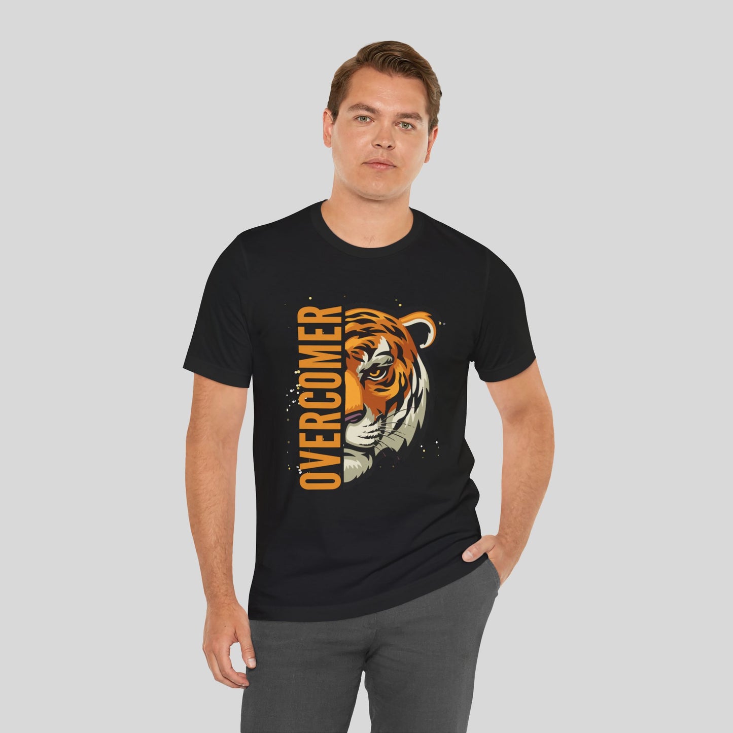 Overcomer Tiger Jersey Short Sleeve Tee