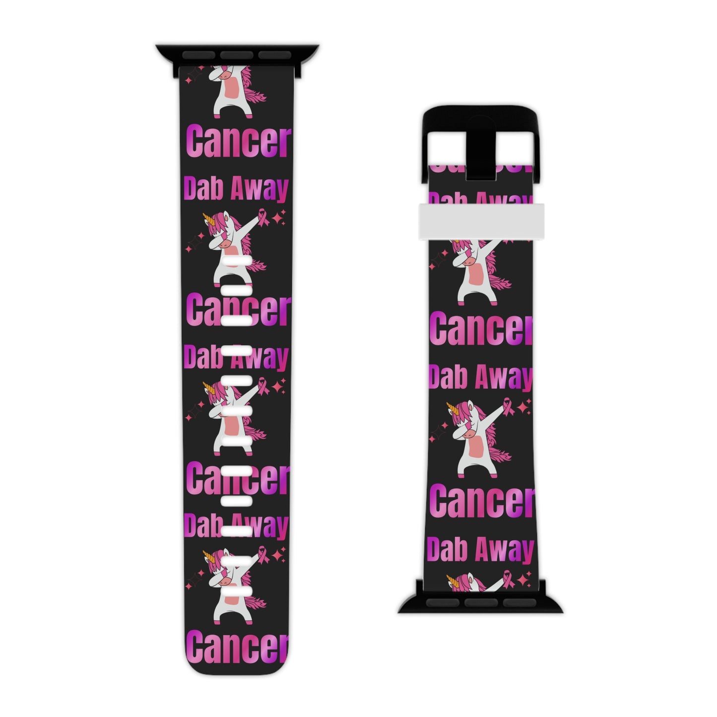 Dab Away Breast Cancer Awareness Apple Watch Band