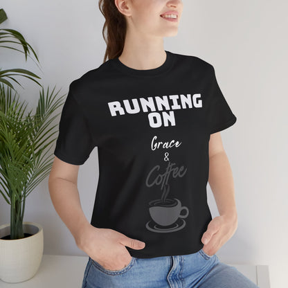 Running on Grace & Coffee Jersey Short Sleeve Tee