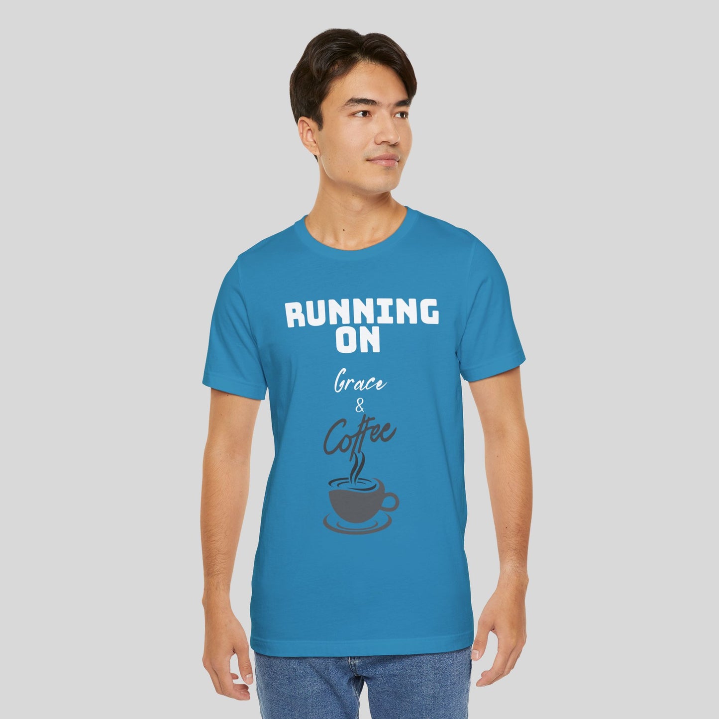 Running on Grace & Coffee Jersey Short Sleeve Tee