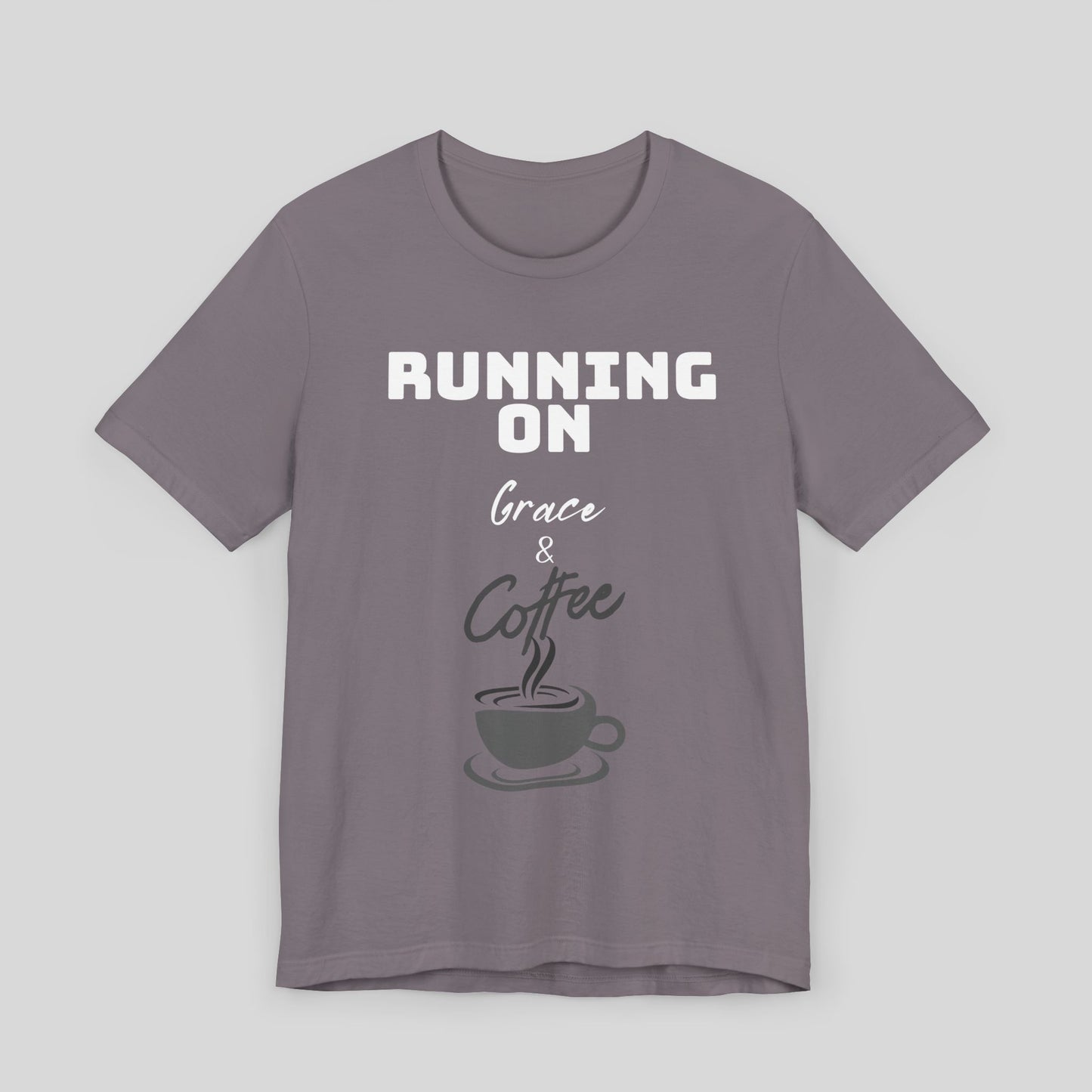 Running on Grace & Coffee Jersey Short Sleeve Tee