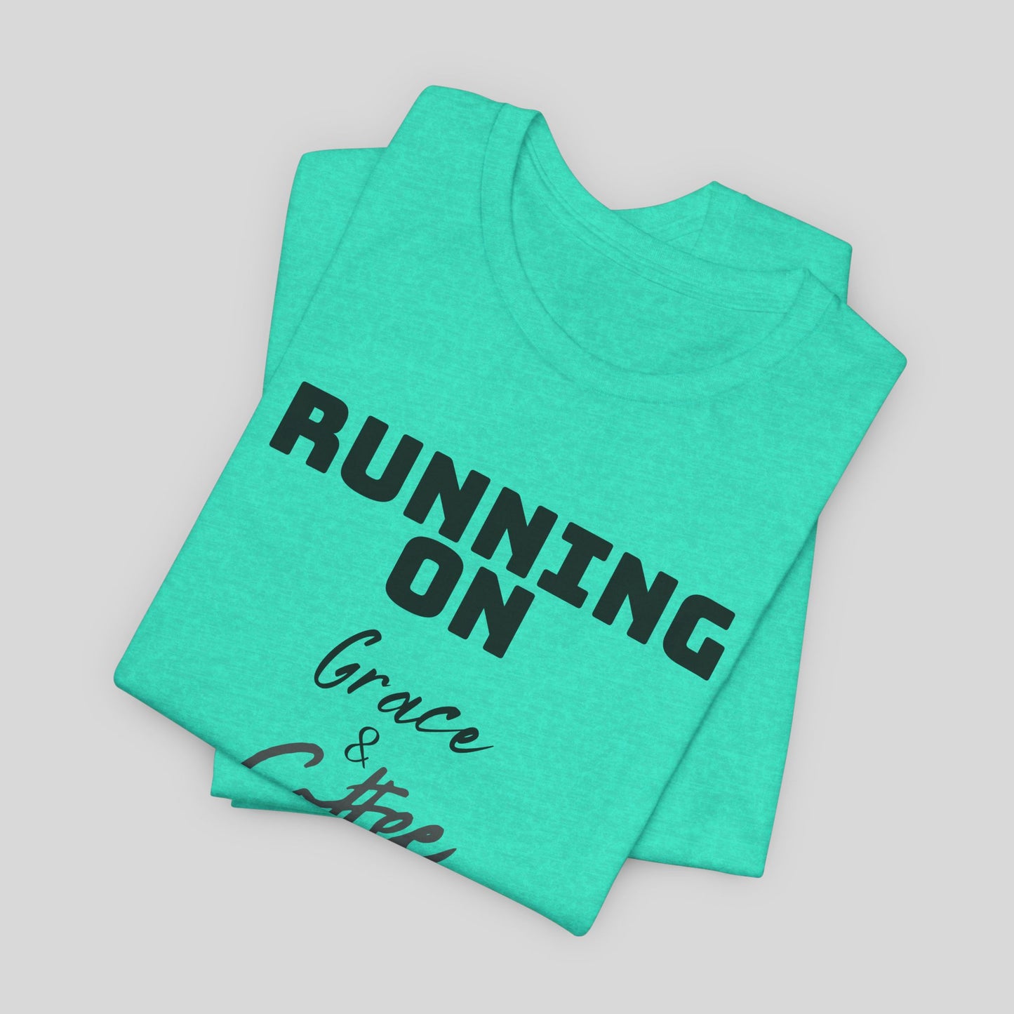 Running on Grace & Coffee Jersey Short Sleeve Tee