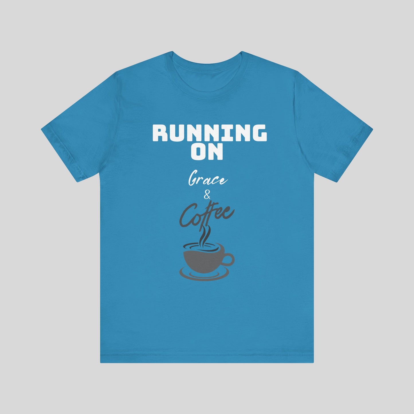 Running on Grace & Coffee Jersey Short Sleeve Tee