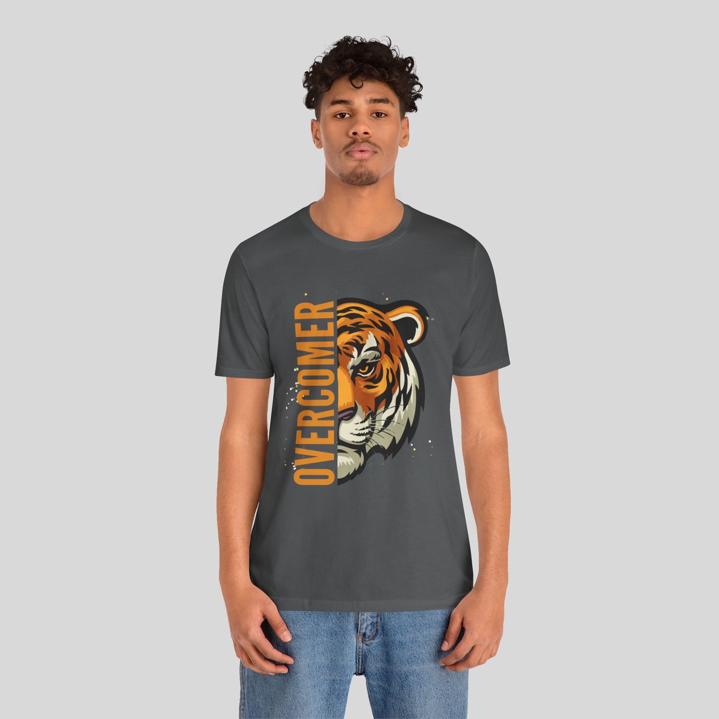 Overcomer Tiger Jersey Short Sleeve Tee