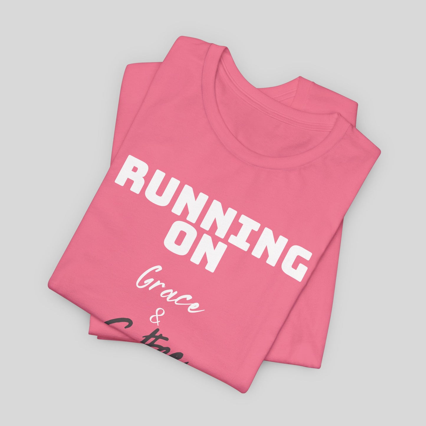 Running on Grace & Coffee Jersey Short Sleeve Tee