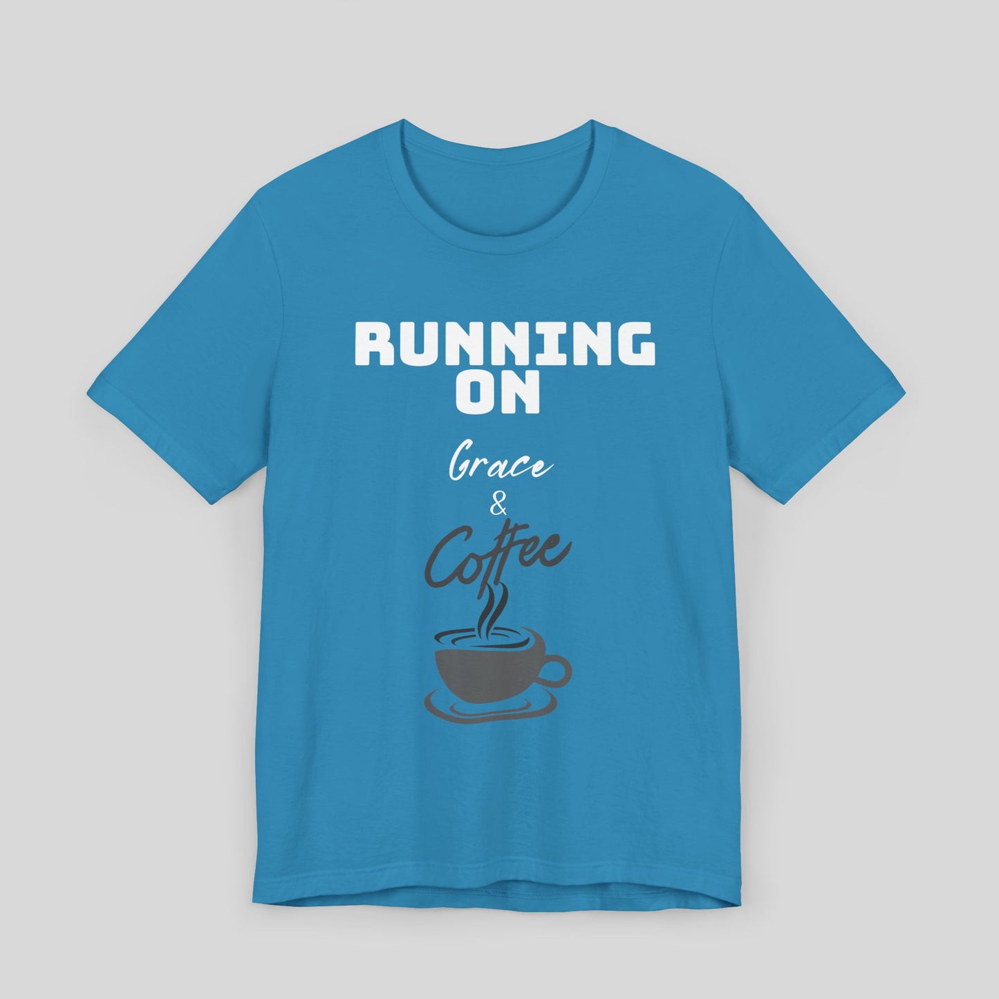 Running on Grace & Coffee Jersey Short Sleeve Tee