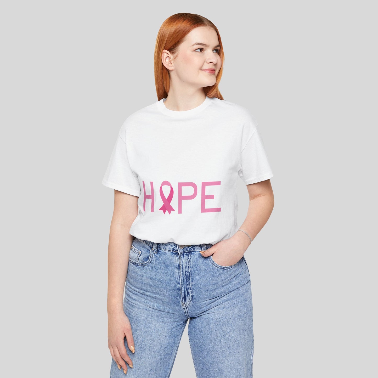 Hope Ribbon Unisex Jersey Short Sleeve Tee