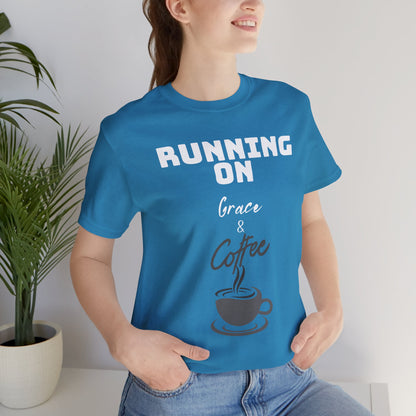 Running on Grace & Coffee Jersey Short Sleeve Tee