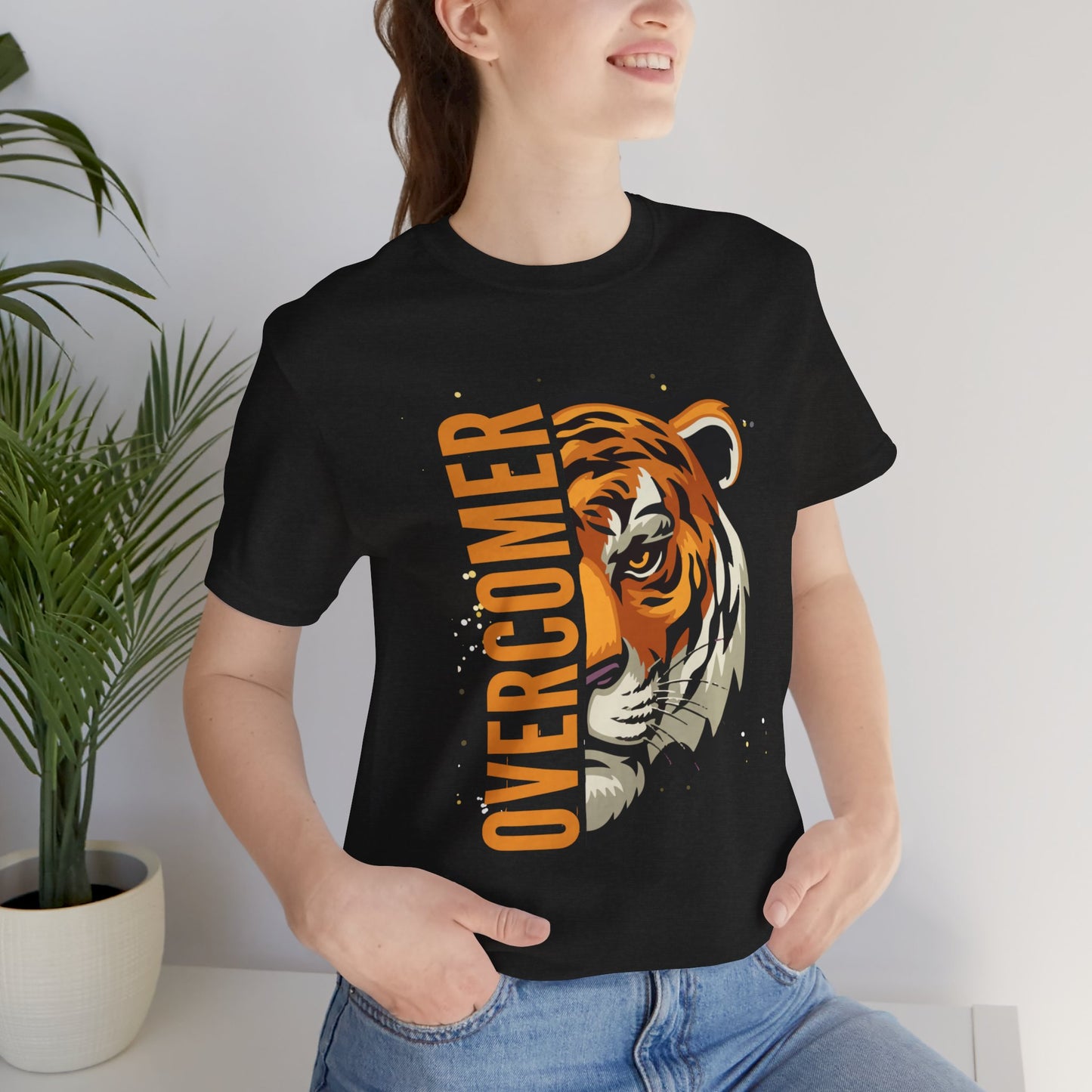 Overcomer Tiger Jersey Short Sleeve Tee