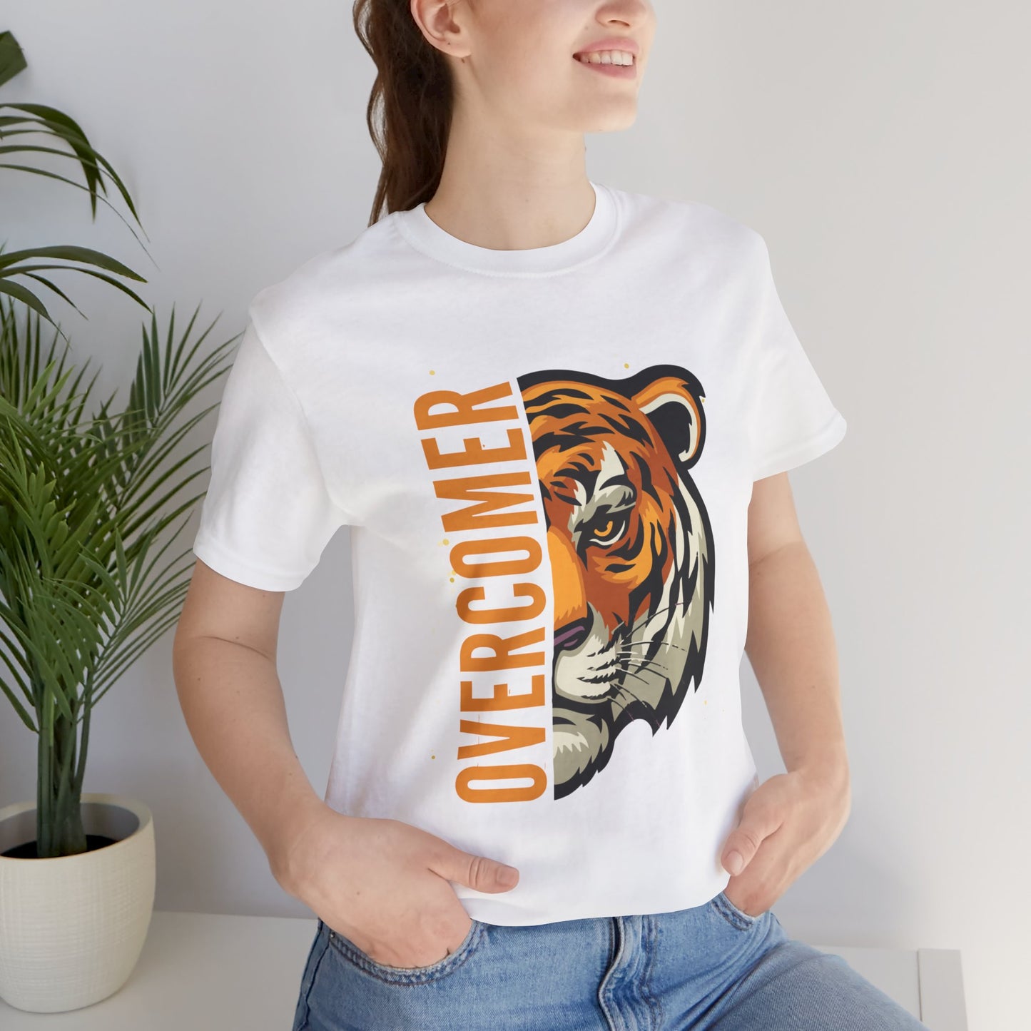 Overcomer Tiger Jersey Short Sleeve Tee